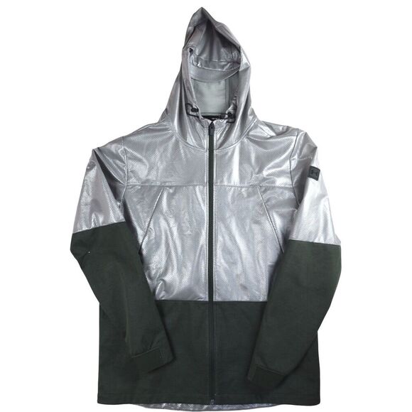 Under Armour Men's Storm Unstoppable Swacket Bomber Jacket Large Moss Green - Picture 2 of 12